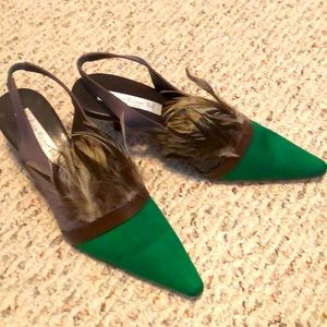 Olivia Rose Tal satin kitten heel